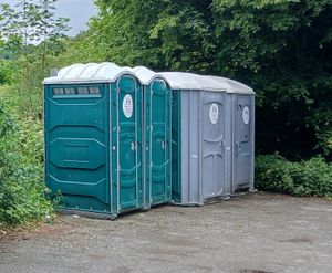 The portaloos currently in Llananno