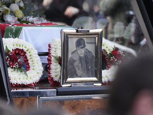 Supporting image for story: In Pictures: He was adored – Star-studded send-off for Stone Roses’ Mani