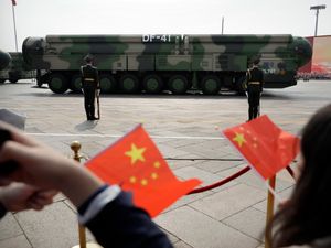 Supporting image for story: China test-fires an intercontinental ballistic missile into the Pacific Ocean