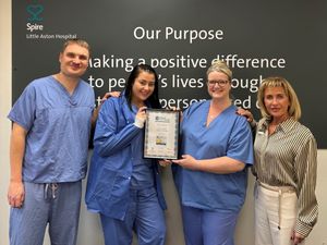 Supporting image for story: Spire Little Aston Hospital recognised by the National Joint Registry for its dedication to patient safety