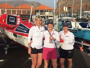 Supporting image for story: Shropshire's Atlantic Ladies hoping to finish 'world’s ‘toughest rowing race’ in two weeks