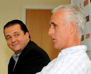Jez Moxey and Mick McCarthy