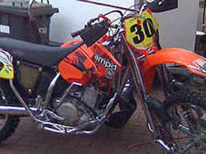 Supporting image for story: Rare bike raid stuns race ace