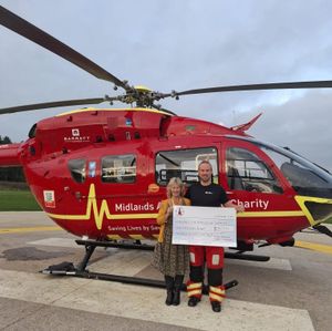 Supporting image for story: Telford charity fundraiser reaches new heights