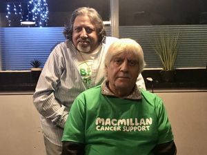 Supporting image for story: Walsall pub cheers on fast friends who had heads shaved for pal who died before his 50th birthday