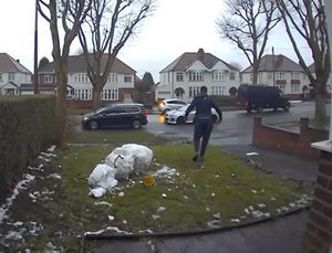 Footage taken from the doorbell camera