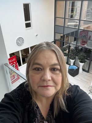 Michelle at Slimming World' Head Office in Derbyshire