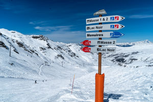 Les Menuires massive ski area