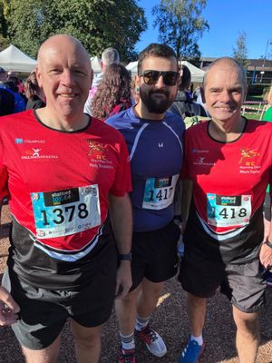 These three looked up for the challenge