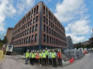 Supporting image for story: New academic campus amazes careers leaders as completion nears 