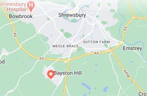 Properties in Bayston Hill have been affected, picture via: National Grid