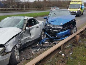 Supporting image for story: PICTURED: Smash closes Cannock road