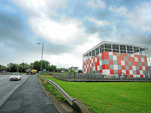 Supporting image for story: Striking Rubik's Cube-style warehouse takes shape by M6