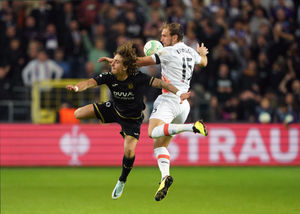 Fabio Silva playing for Anderlecht (PA)