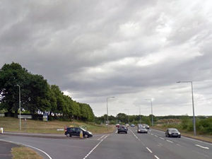 Supporting image for story: Fears over advertising banner at busy Telford road junction