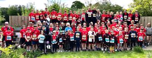 Some of the 130-strong team of Spartans