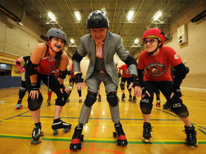 Supporting image for story: Get your skates on for the roller derby in Shrewsbury - with pictures and video