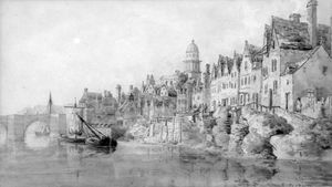The Riverside by Edward Goodwin, dating from 1806.