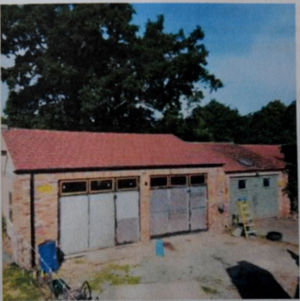 How the original garage building looked