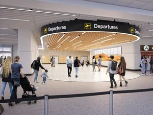 Supporting image for story: Works begins on new airport security area