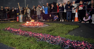 Brave your soles on the hot coals!