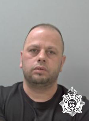 Altin Cela. Photo: West Mercia Police