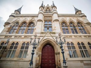 Supporting image for story: Plaque marking Andrew visit removed from Inverness Town House