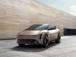 Supporting image for story: Kia showcases new EV3 and EV4 concepts alongside production-ready EV5