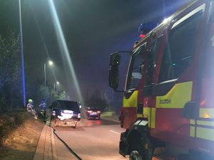 Supporting image for story: Delays on Black Country Route due to car fire on Lunt Junction