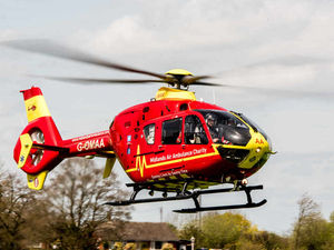 Supporting image for story: Casualty airflifted to hospital after crash near Oswestry