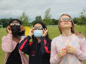 Supporting image for story: Shropshire college shares solar eclipse with primary schools