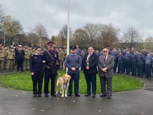 Deputy Lieutenant Dave Heeley with The Phoenix Collegiate CCF
