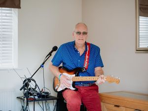 Supporting image for story: Five-hour VE Day busk by Telford veteran helps raise thousands for Severn Hospice