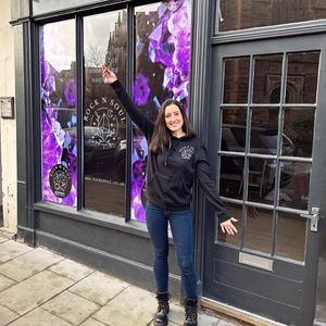 Arantxa outside Rock N Soul in Newport 