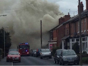 Supporting image for story: Arrest as cannabis factory goes up in flames in Wolverhampton