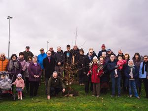 Supporting image for story: Kathleen, 106, at tree-planting to celebrate Queen's jubilee