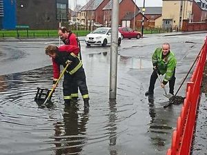 Supporting image for story: Mayhem for motorists as routes are flooded
