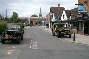 Marshalling the road closure on June 1 will be Shropshire members of the Military Vehicle Transport Trust with their Willis Jeep and 1942 Dodge Command Car.