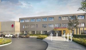 An artist's impression of how the entrance of Belvidere School could look