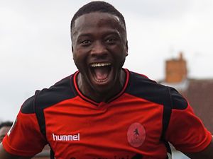 Supporting image for story: Shrewsbury Town fighting it out as chase heats up for AFC Telford hot-shot Daniel Udoh