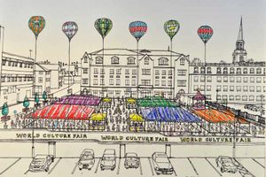 Costas' design for a World Culture Fair