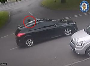 CCTV footage shows the vehicle moments before the killing