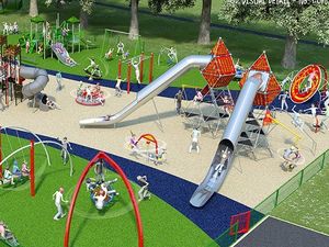 Supporting image for story: Designs unveiled for new £375k playground in Staffordshire 
