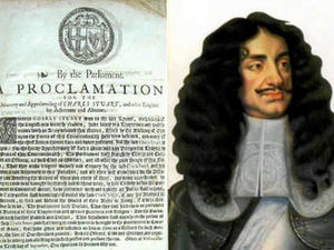 Supporting image for story: Wanted poster in hunt for a king up for auction in Shropshire