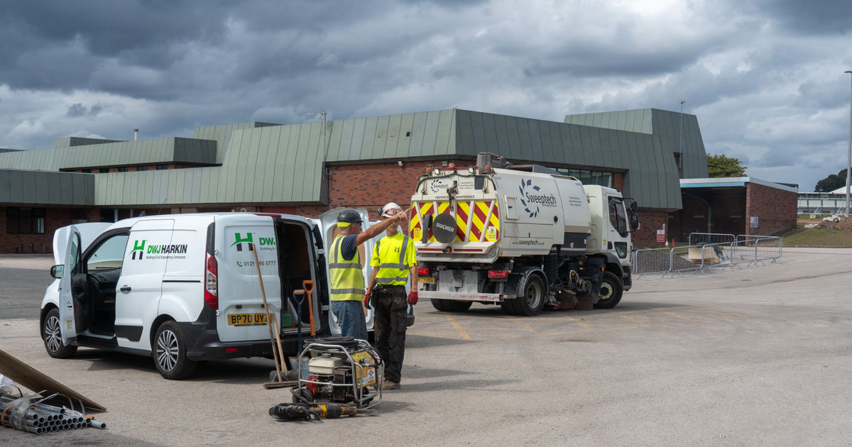 Work begins on Staffordshire Polices new &pound;20.6m armed training facility three years after being first unveiled