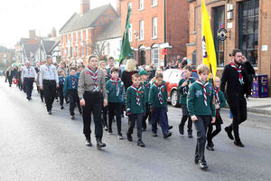 Dozens of community groups joined the parade in Newport