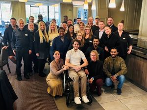 Supporting image for story: 'We're so glad to have him home!' Telford hotel welcomes back much-loved manager five months after life-changing accident