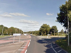 Supporting image for story: Two-car crash partially blocks road near Oswestry 