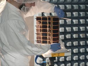 Supporting image for story: UK-built shoebox-size satellites set for lift-off