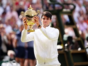 Supporting image for story: Carlos Alcaraz eases past Novak Djokovic to claim back-to-back Wimbledon titles